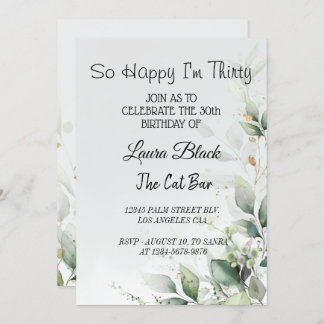 Invitation | 30th Birthday | 50th Birthday