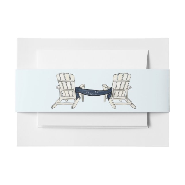 Invitation Adirondack Belly Band Invitation Belly Band (Front Example)