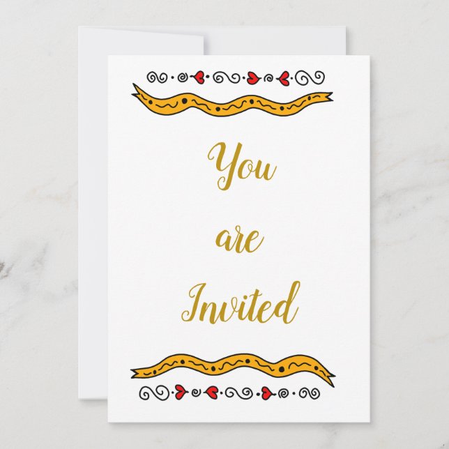 Invitation all occasions (Front)
