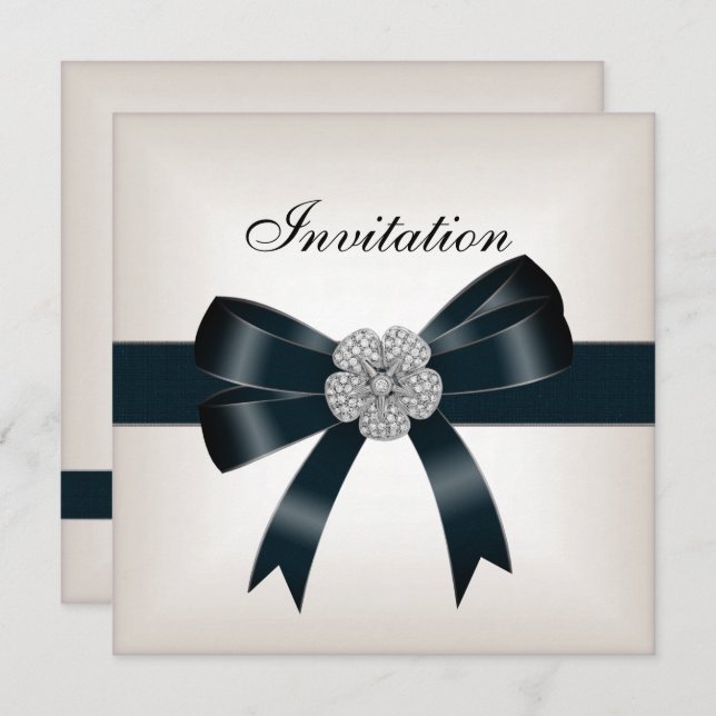 Invitation All Occasions Diamond Jewel IMAGES (Front/Back)