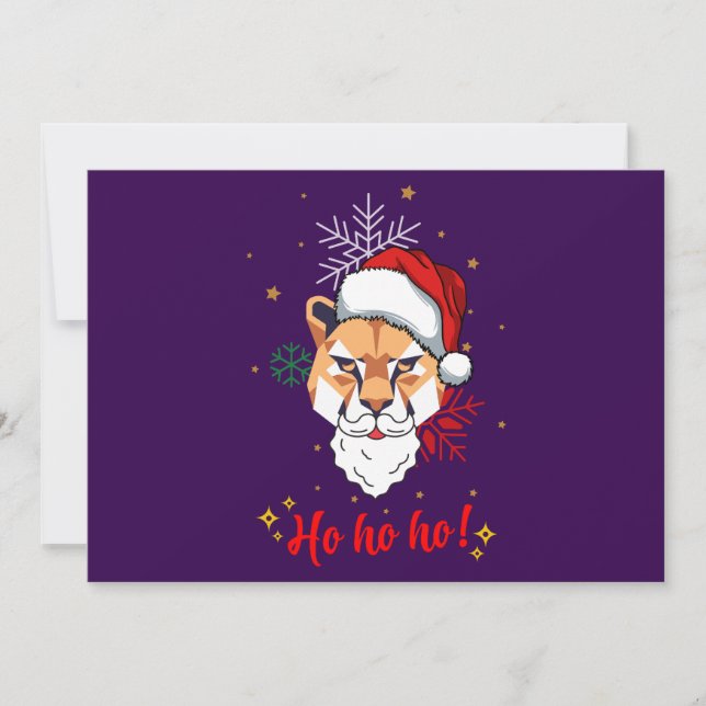 invitation animal ho ho ho  (Front)