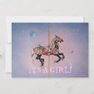 Invitation, Announcement - Petaluma Carousel Horse