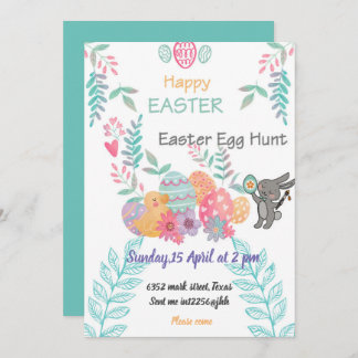 Invitation attending an Easter party 111