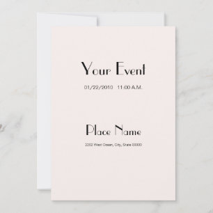 Invitation Basic Paper/ Pearl Colour 5x7