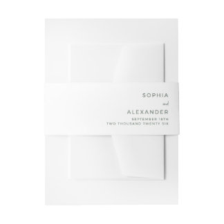 Invitation Belly Band