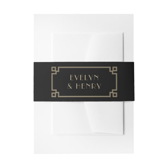 Invitation Belly Band (Front Example)