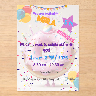 INVITATION BIRTHDAY