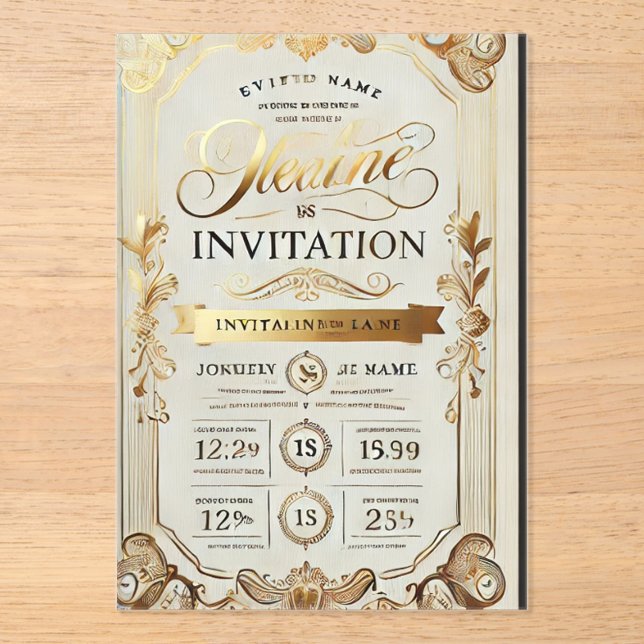 Invitation Card (Front)