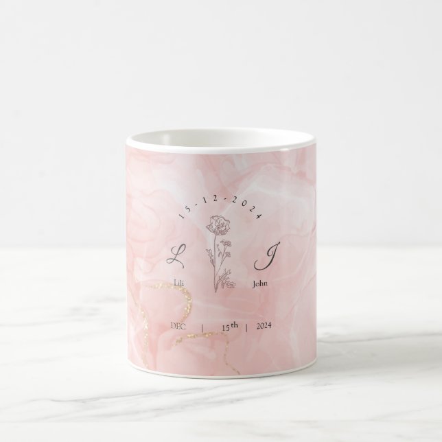  invitation card coffee mug (Center)