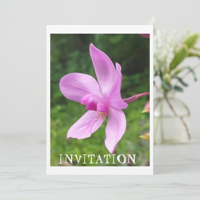 INVITATION CARD FOR FLOWER DAY (Standing Front)