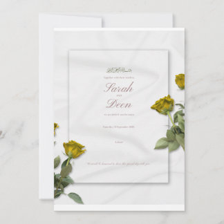 Invitation card for wedding
