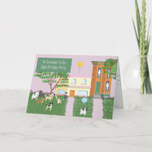 Invitation Card for Your Dog's Birthday Party