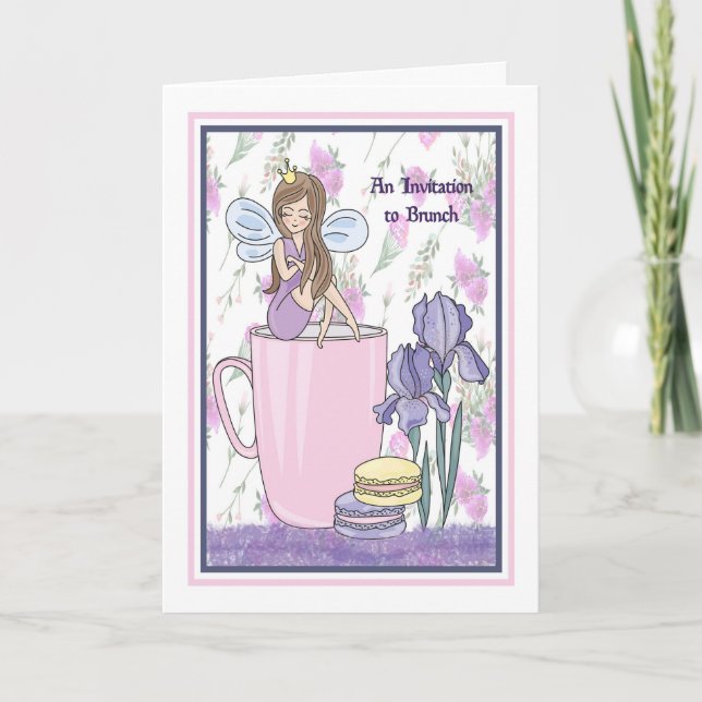 Invitation Card to Brunch for Son in Law& Daughter (Front)