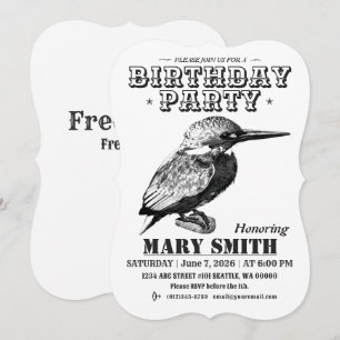 Invitation Card_Western Style (Common Kingfisher)