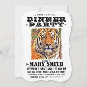 Invitation Card_Western Style (Siberian Tiger)