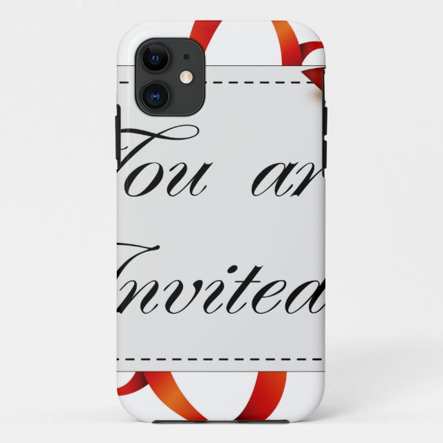 Invitation card >> You Are Invited Case-Mate iPhone Case (Back)