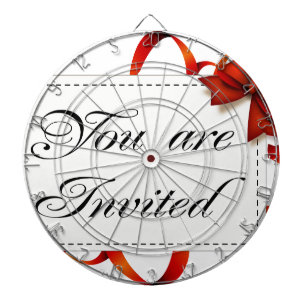 Invitation card >> You Are Invited Dartboard