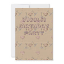 Invitation Cards Bubbleroom