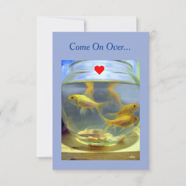 INVITATION - COME ON OVER - LADIES INVITE! (Front)