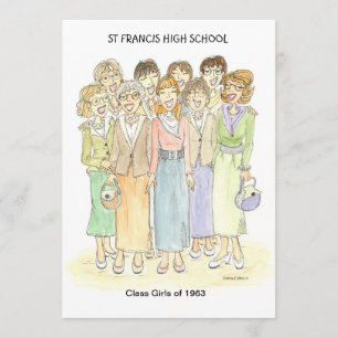 Invitation custom 1963 Gals Invitation