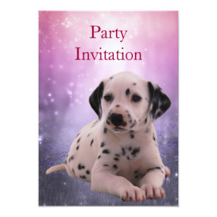 Invitation Dalmation at the Park