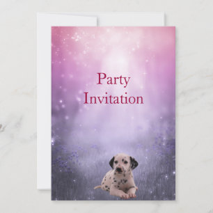 Invitation Dalmation at the Park