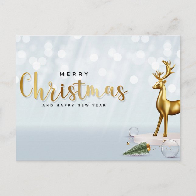 "Invitation Elegance: Your Presence is Requested!" Invitation Postcard (Front)