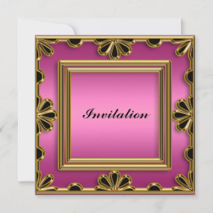 Invitation Elegant women's Birthday Party