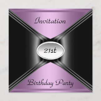 Invitation Envelope Any Birthday Purple colour