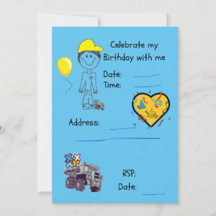 Invitation-FIFO SON + Dump Truck Invitation