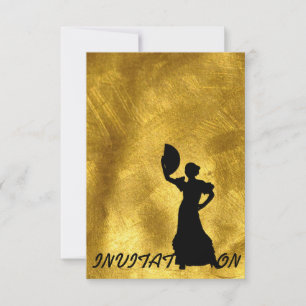 Invitation Flamenco Latin Ball Dance