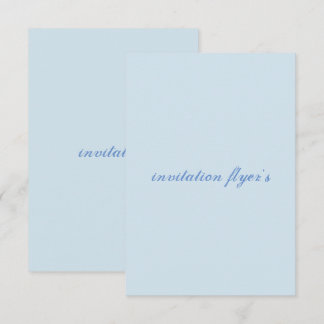 invitation flyer