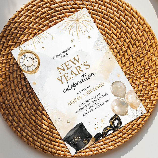 Invitation for a new year celebrations  (Creator Uploaded)