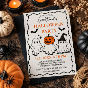 Invitation for a spectacular Halloween party