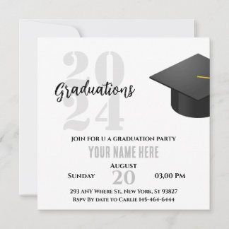 Invitation for graduation