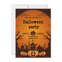 invitation for Halloween 2024