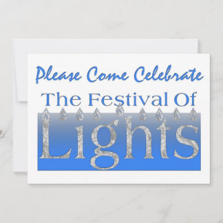 Invitation for Hanukkah celebration