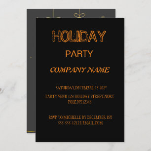 INVITATION FOR HOLIDAY CELEBRATION IN THE COMPANY