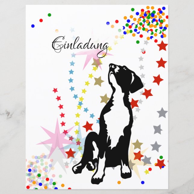 Invitation for puppies (Front)
