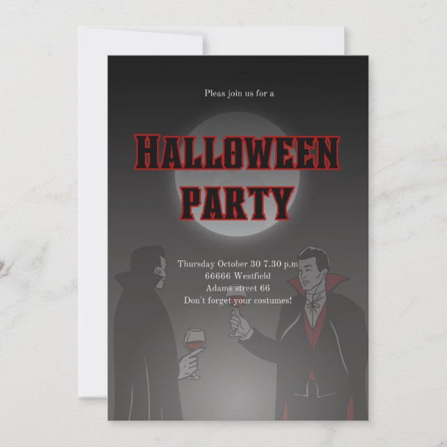 Invitation Halloween (Front)