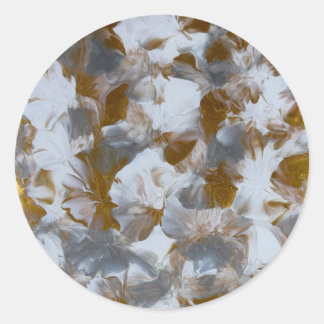 Invitation handmade artwork  classic round sticker