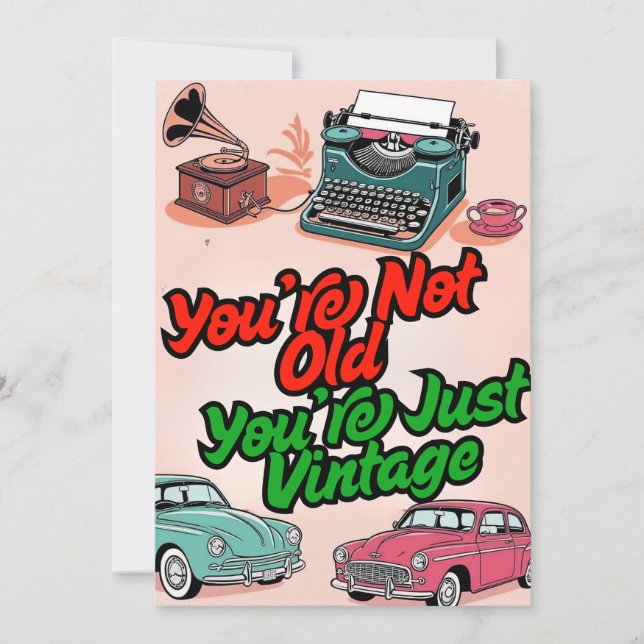 Invitation Happy Birthday cards (Front)