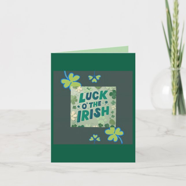 Invitation Luck O' The Irish  (Front)