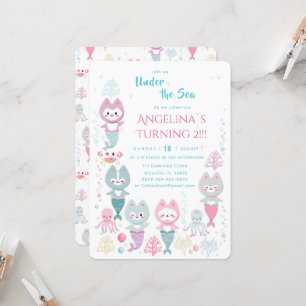 Invitation nautical themed birthday.