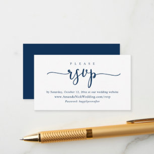 Invitation online RSVP, Wedding Website Card