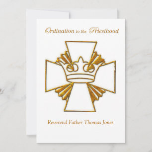 Invitation Ordination and Celebration Custom Date