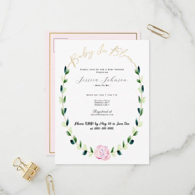 Invitation Postcard (Front/Back In Situ)