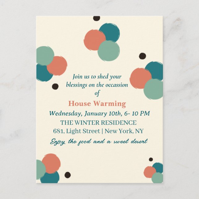 Invitation Postcard (Front)