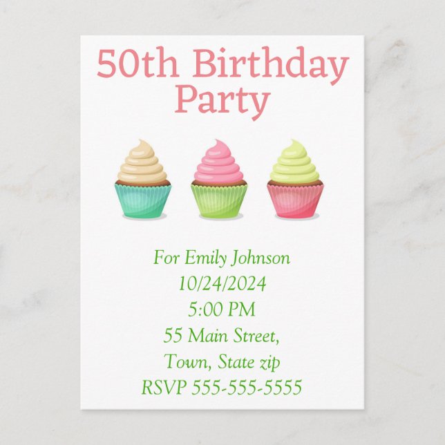 Invitation Postcard (Front)