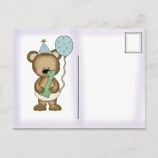 Invitation Postcard Baby's First Birthday Party